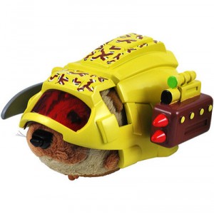 Cepia SERIE FORCES SPECIALES KUNG ZHU ARMURE DE BATAILLE POUR ZHU ZHU PETS COULEUR JAUNE.