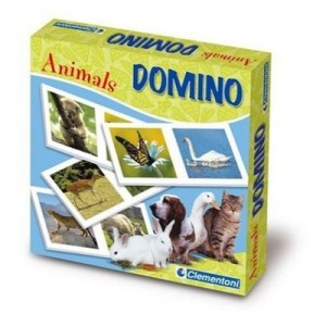 Clementoni - 12436 - Educational - Animals Domino