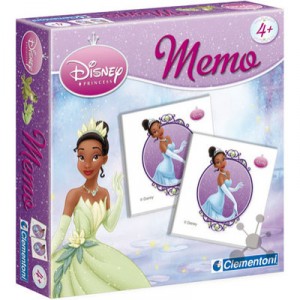 Clementoni-12683-Jeu éducatif-Memo Princess and the Frog