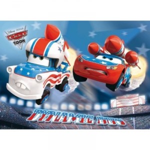 Clementoni-24707-Puzzle Enfant 2x20 pc-Cars Toon rescue squad mater/mater the greater