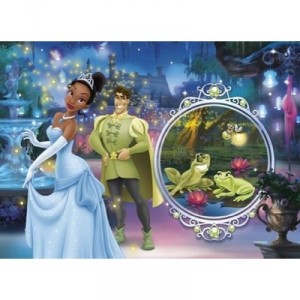 Clementoni Puzzle Enfant-26800-60 pc-The Princess and the Frog Rhythm & Light