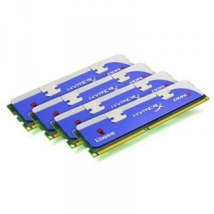 Kingston HyperX - Mémoire - : 4 x 2 - DIMM 240 broches - DDR3 - 1333 MHz / PC3-10600 - CL7 -... 8 Go (KHX1333C7D3K48GX)