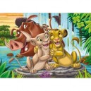 Clementoni - 30046 - Puzzles 350 Pièces - Animal Friends - Roi Lion