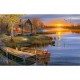 Clementoni-30387-Puzzle 500 pc-AutumnAtTheLake