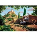 Clementoni-30389-Puzzle 500 pc-tuscany landscape
