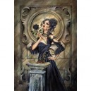 Clementoni-39110-Puzzle 1000 pc- Black Rose