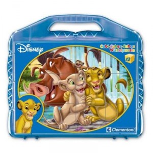 Clementoni - 41141 - Kid Puzzle - 12 Pieces Cubes - Animal Friends