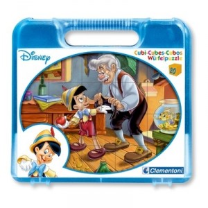 Clementoni - 42063 - Kid Puzzle - 20 Cubes Parts - Pinocchio
