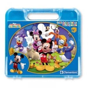 Clementoni - 42495 - Kid Puzzle - 24 Pieces Cubes - Mickey Mouse Club House