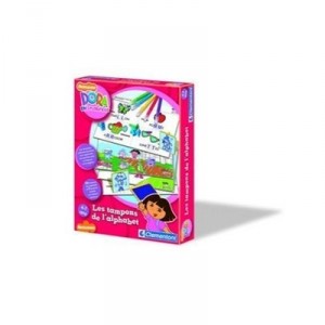 Clementoni - 62072 - Educational Game - The Little Savant - Dora Mini Stamps