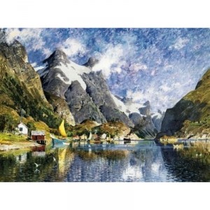 Clementoni - Puzzle 2000 pièces - Fjord norvégien