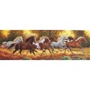 Clementoni - Puzzle - Cavalli in corsa