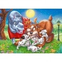 Clementoni Puzzle de sol Animal Friends - 40 pièces