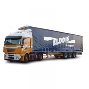 Corgi - CC15001 - Camion Métal - Iveco Stralis Curtainside - Elddis Transport - échelle 1 / 50 e (Corgi Classics)