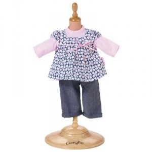 Corolle - Doll Accessories - Corolle Miss - The Skins - PP42 - Pretty Blouse Flowers R9536