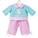 Corolle - Accessoire Poupon - Les Classiques- Les Habillages -BB42 - Ensemble Pantalon Tendres Couleurs T0224