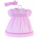 Corolle - M2113 - Accessoire Poupée - Habillage Bébés 30 Cm - Robe Rose A Smoks