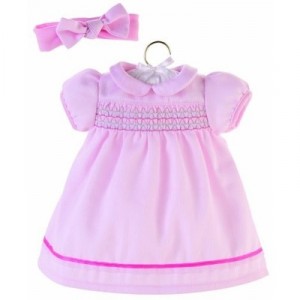 Corolle - M2141 - Accessoire Poupée - Habillage Bébés 36 Cm - Robe Rose A Smoks