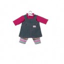 Corolle - N9627 - Accessoire Poupon - Les Classiques - Habillages Bébés 42 Cm - Bb42 Robe Jean (Corolle, Poupées and leurs m