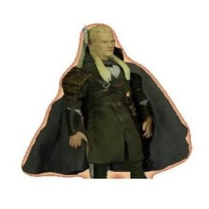 Did Chain Figurine Legolas du Seigneur des Anneaux Vetement en Tissus