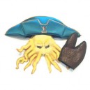 Disney - 0071199- Costume - Accessoires Davy Jones - Pirates des Caraïbes