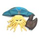 Disney - 0071199- Costume - Accessoires Davy Jones - Pirates des Caraïbes