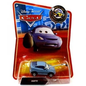 Disney Pixar Cars Matti 16 Final Lap / Reporter - Véhicule Miniature - Voiture