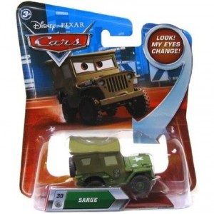 Disney Pixar Cars P7080 Sarge Look my eyes change