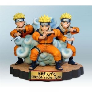 Distributoys Toynami - Naruto - Résine Statue Shadow Clone Jutsu (Toynami, Figurines)