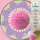 Djeco atelier laine - coffret pompons