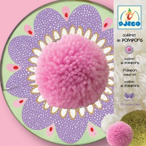 Djeco atelier laine - coffret pompons