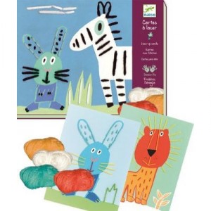 Djeco - Animals Lacing Cards