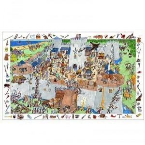 Puzzle Djeco - Château fort - 100 pièces (Djeco)