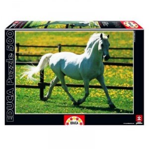 Educa toys Educa - 11735 - Puzzle Adulte 500 pièces - Cheval Blanc