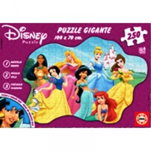 Educa Educa toys - 12635 - Giant Puzzle Carton Wd 250 pieces - parts - Disney Princesses