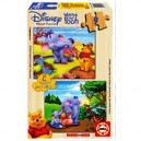 Educa toys Educa - 12766 - Puzzle Bois Wd 2X9 Winnie and Heffalump