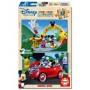 Educa toys Educa - 13467 - Puzzle Bois Wd 2X9 Mickey Mouse Club House