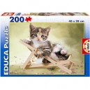 Educa toys Educa - 13836 - Puzzle Carton 200 Chatons