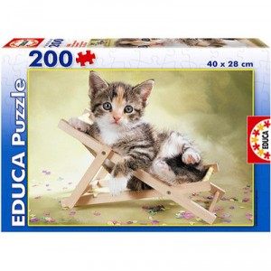 Educa toys Educa - 13836 - Puzzle Carton 200 Chatons