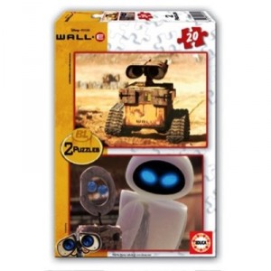 Educa Educa toys - 13838 - Puzzle Carton Wd 2X20 Wall-E