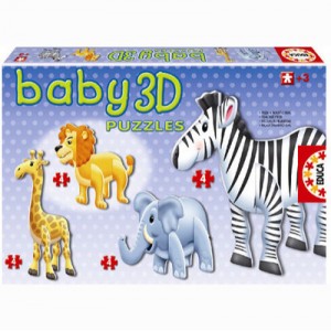 Educa Educa toys - 13920 - 3D Puzzle Baby Jungle Animals