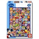 Educa toys Educa - 14073 - Puzzle Adulte Wd 1000 pièces - Personnages Pixar/Disney