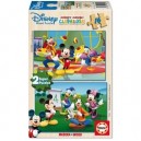 Educa toys Educa - 14181 - Puzzle Bois Wd 2X16 Mickey Mouse Club House