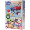 Educa - 14183 - Puzzle Bois Wd 2X50 pièces - Mickey Mouse Club House (Educa toys)