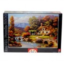 Educa toys Educa - 8000 pièces - Sung Kim : Cottage au bord du fleuve