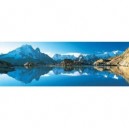 Educa toys Educa - Puzzle 1000 pièces panoramique - Le Lac blanc, le Mont Blanc : France