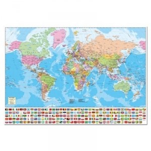 Educa Educa toys - Puzzle 1500 pieces - world map with flags of countries