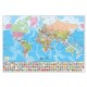 Educa toys Educa - Puzzle 1500 pièces - Carte du Monde avec les drapeaux des pays
