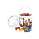 Eichhorn BARIL 100 PIECES BOIS A EMPILER House of toys