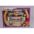 Eichhorn - 100002110 - Chemin de fer en bois, rails et accessoires inclus - 10 x 45 cm (Import Allem...